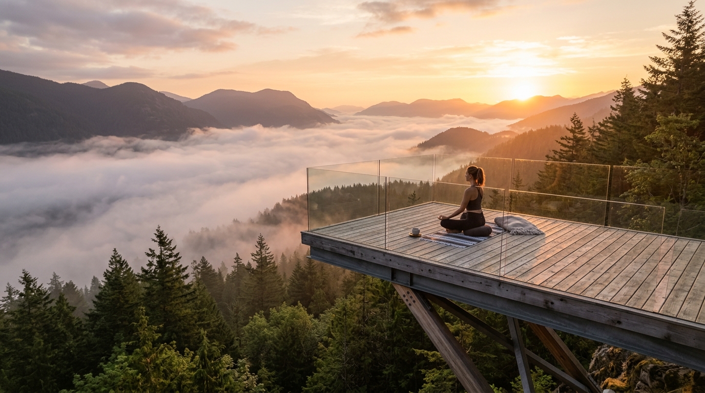 Meditation Decks & Wellness Pavilions